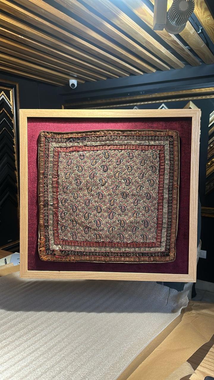 Fabric on fabric background